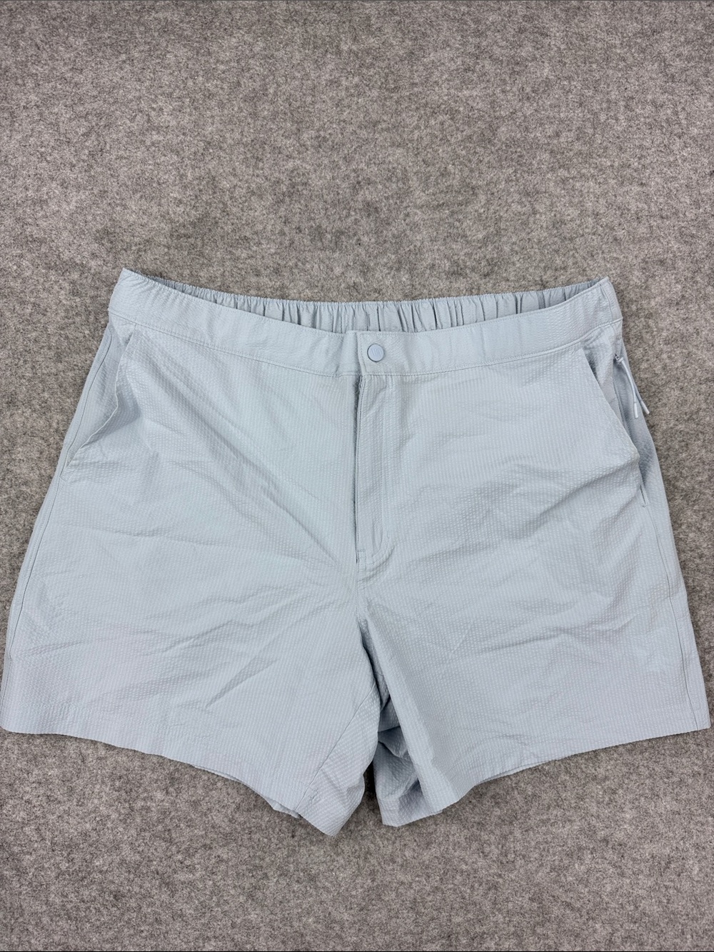 Men's Light Blue Performance Athletic Shorts